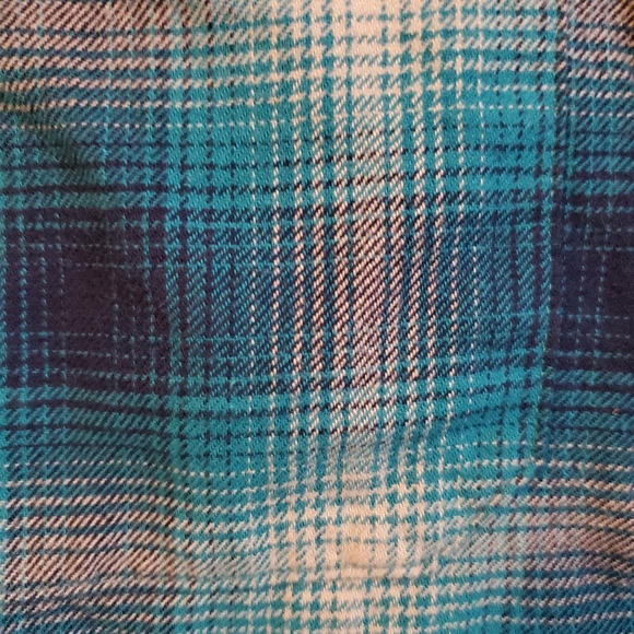 Levi's classic worker overshirt in blue plaid ocean depths - Picture 7 of 12